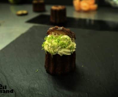 canelé bordelais huitre chocolat