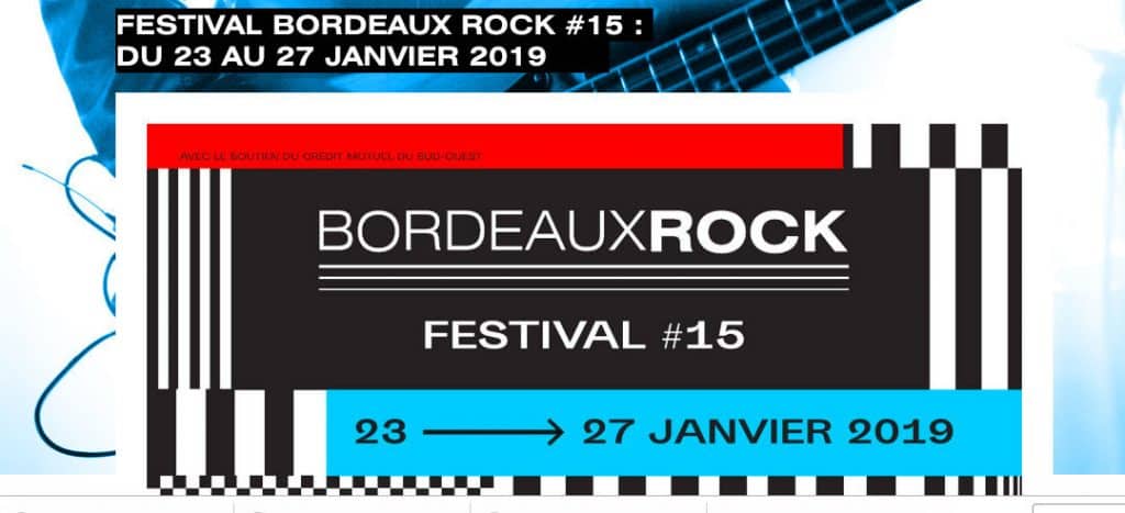 Festival Bordeaux Rock editIon 15