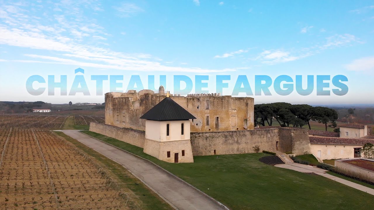 Le Château de Fargues vu du ciel !