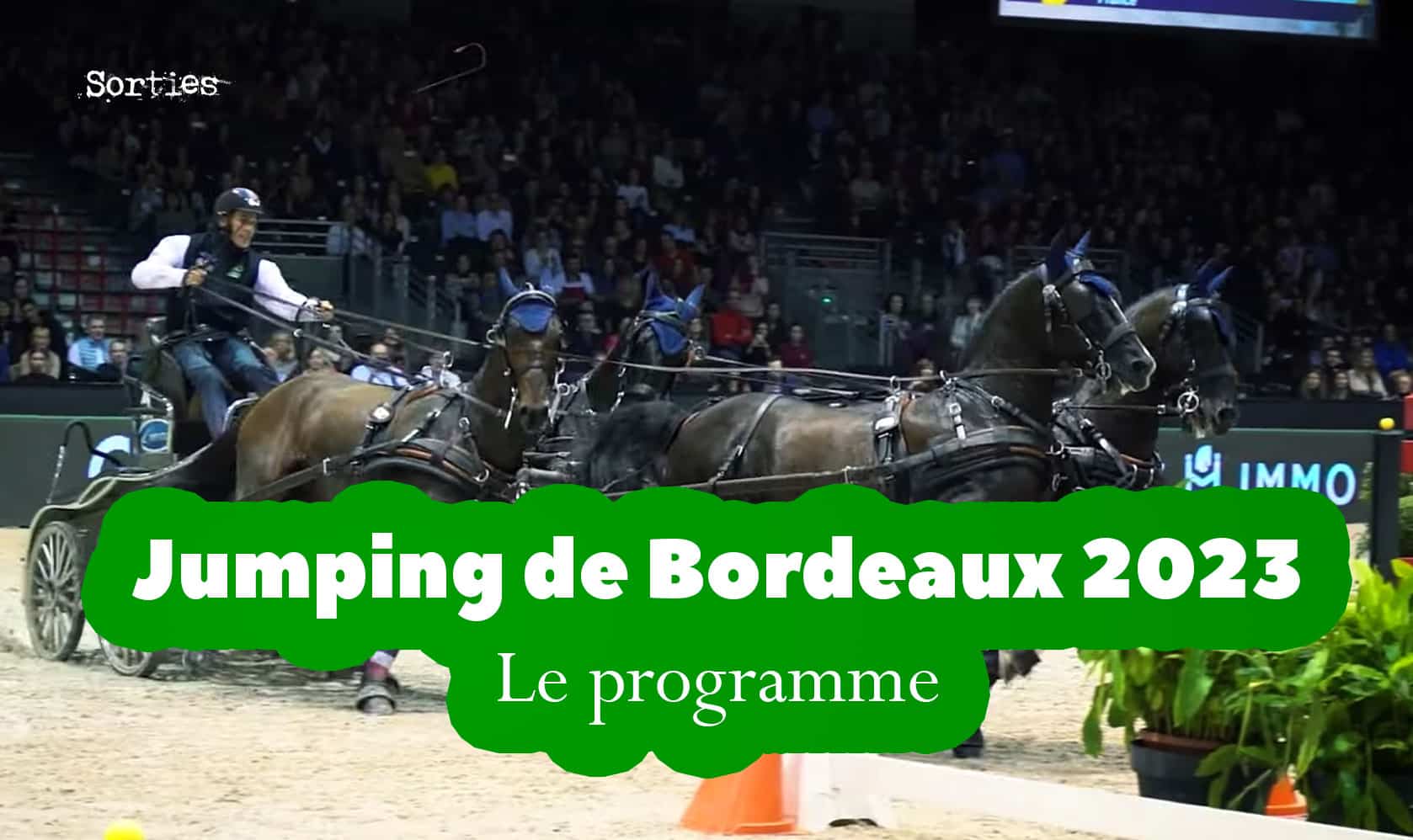 Jumping de Bordeaux 2023 programme